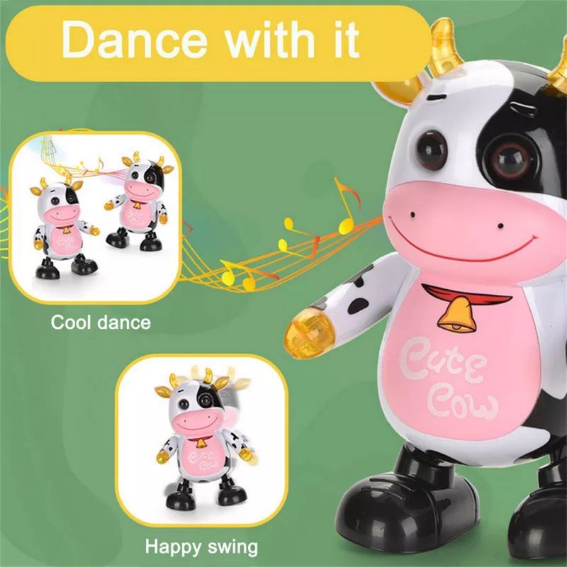 Comprar Vaca Robot Granja Juguete Luces Sonido en Electroshopy - Ángulo 3